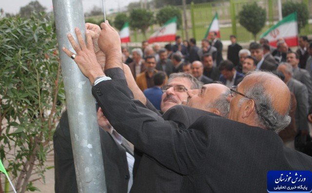 گزارش تصویری/مراسم پرچم فوتبال خوزستان