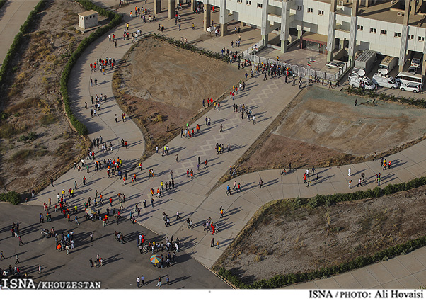 تصاویر یادگار علی هویسی از استادیوم غدیر