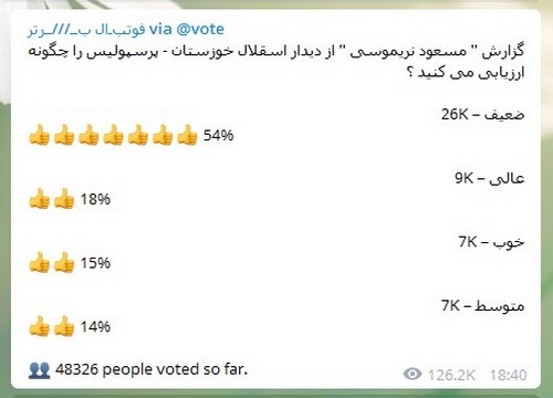 نارضایتی مردم ایران از گزارش شبکه خوزستان