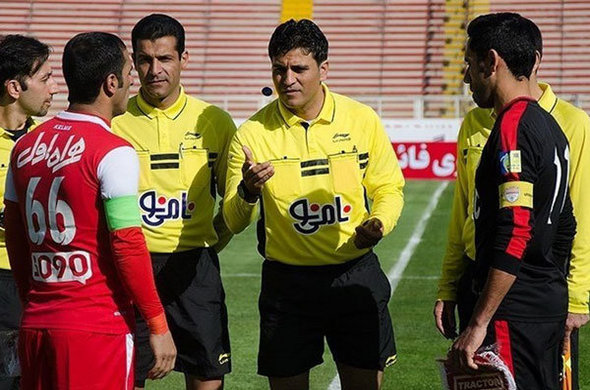 کرمانشاهی داور بازی فولاد و پرسپولیس شد