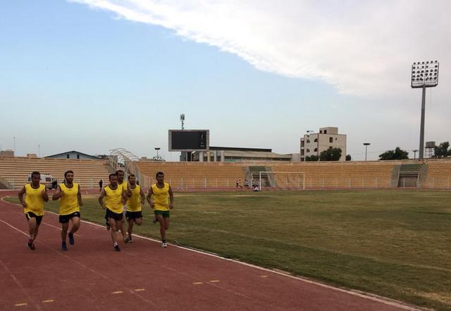 تصاويری از تست آمادگی داوران فوتبال خوزستان