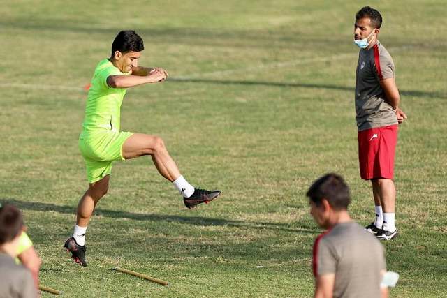 نماهایی از تمرین چهارشنبه فولاد مردان در آزادی