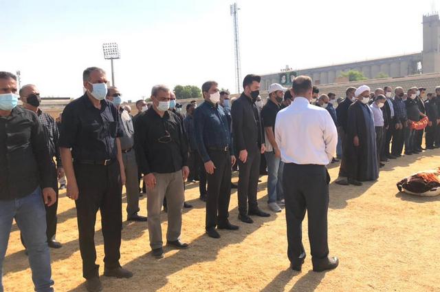 پیشکسوت فوتبال خوزستان به خاک سپرده شد