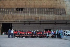 تصاویری از حضور فولادی‌ها در شرکت فولاد خوزستان